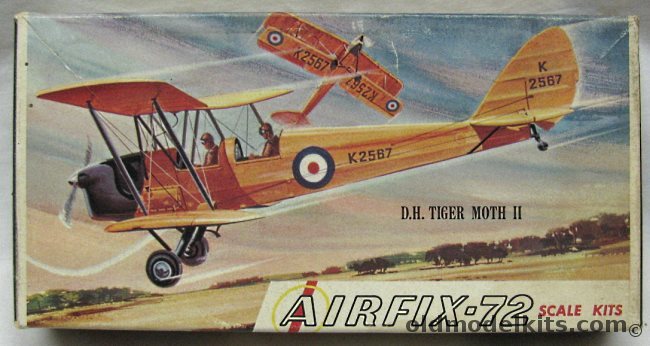 Airfix 1/72 DH Tiger Moth II - Craftmaster, 4-29 plastic model kit